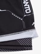 MANTO hybrid fightshorts shield - black